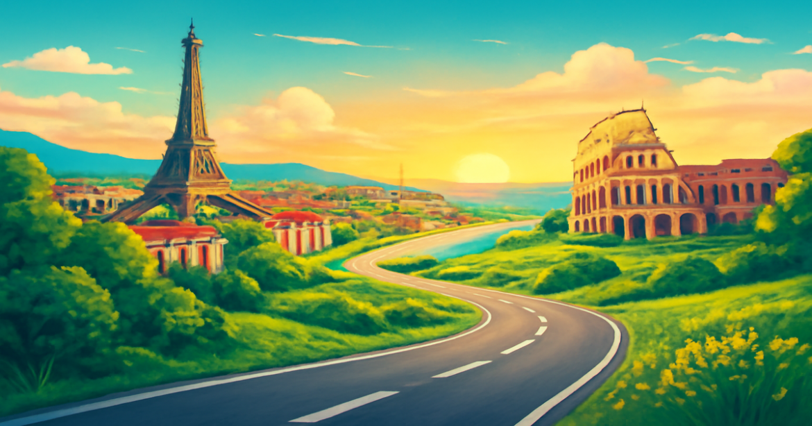 Explore stunning маршруты по Европе with iconic landmarks and beautiful landscapes.