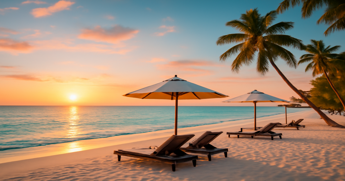 Explore stunning beach destinations for пляжный отдых 2024 with this serene coastal scene.