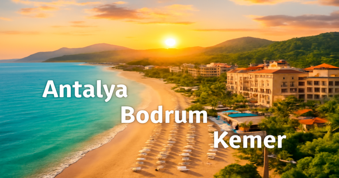 Explore лучшие курорты Турции with stunning beaches in Antalya, Bodrum, and Kemer.