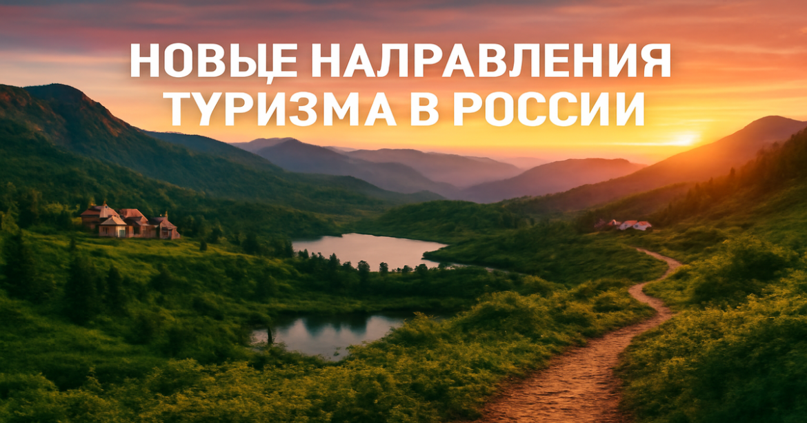 Explore новые направления туризма в России with stunning landscapes and serene lakes.