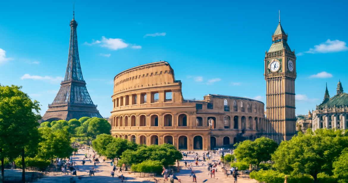 Explore what to see in Europe with stunning views of iconic cities and landmarks.