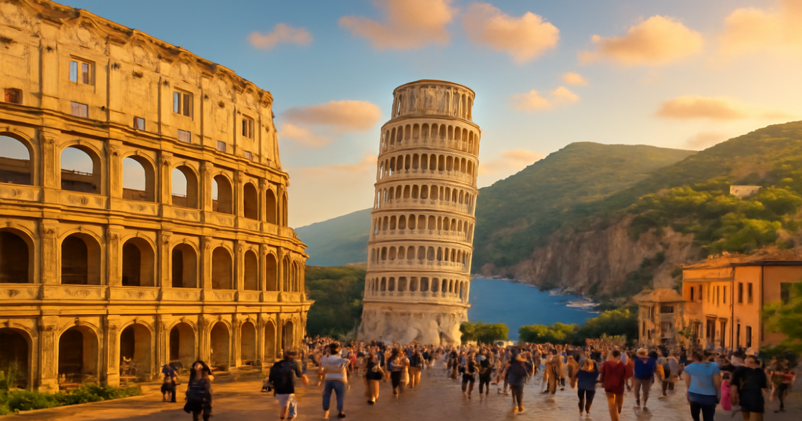 Explore the stunning достопримечательности Италии in this captivating travel image.