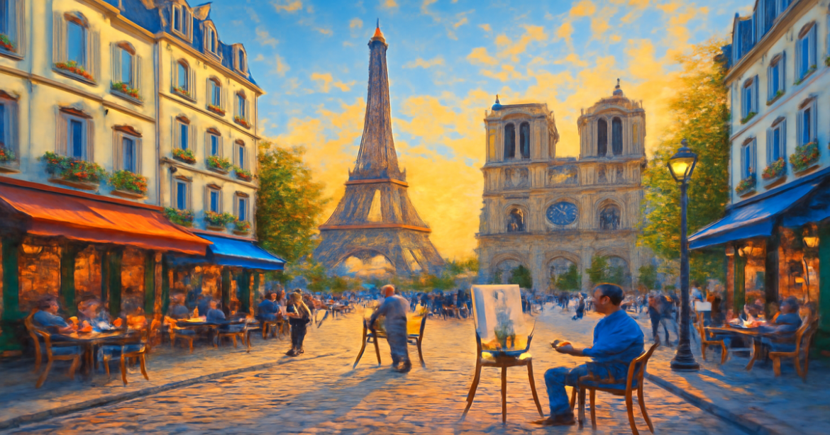 Explore what to see in Paris with iconic landmarks and charming streets in this vibrant travel scene.