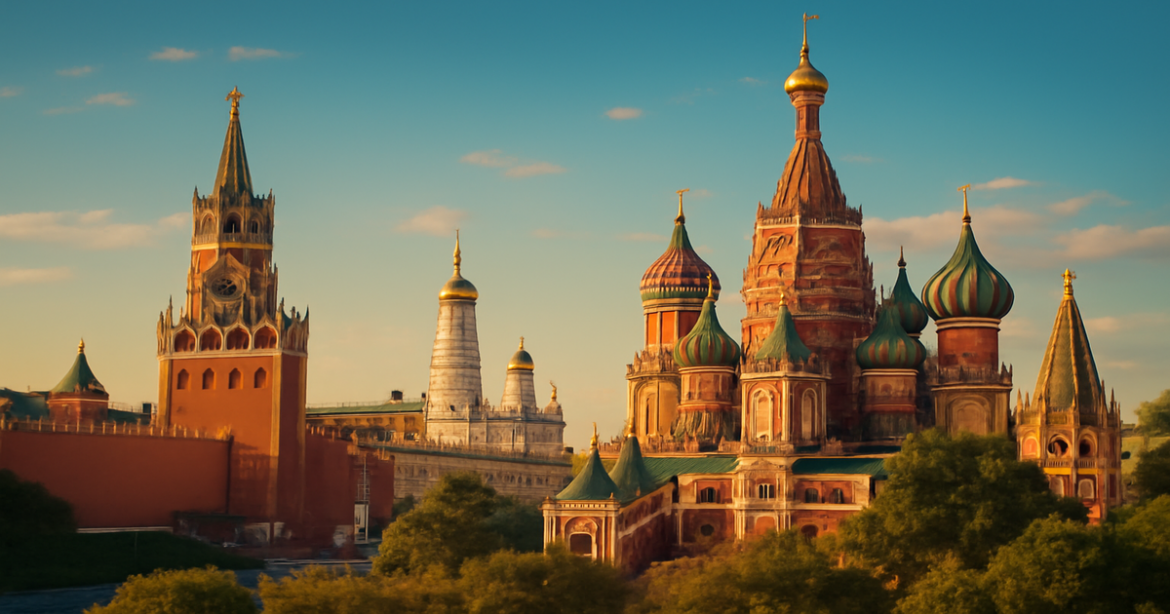 Explore the stunning достопримечательности Москвы with this captivating view of its famous landmarks.