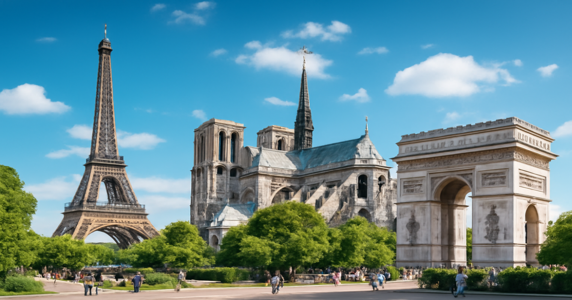 Explore the stunning достопримечательности Парижа in 2026 with this vibrant travel image.