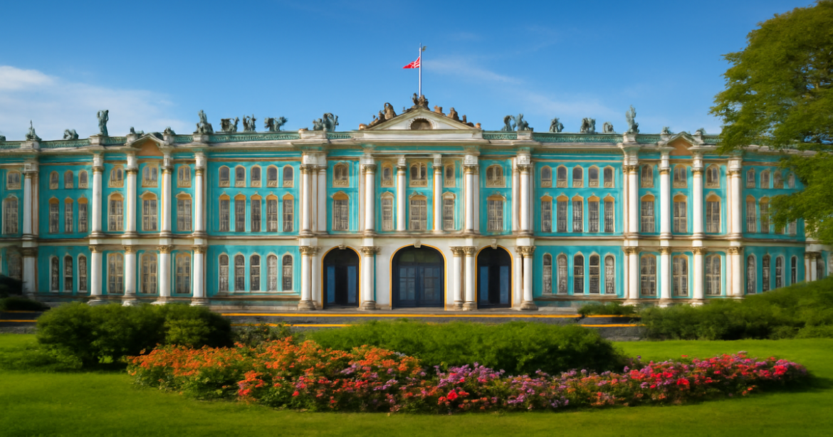 Explore the достопримечательности Санкт-Петербурга with a focus on the Hermitage Museum.