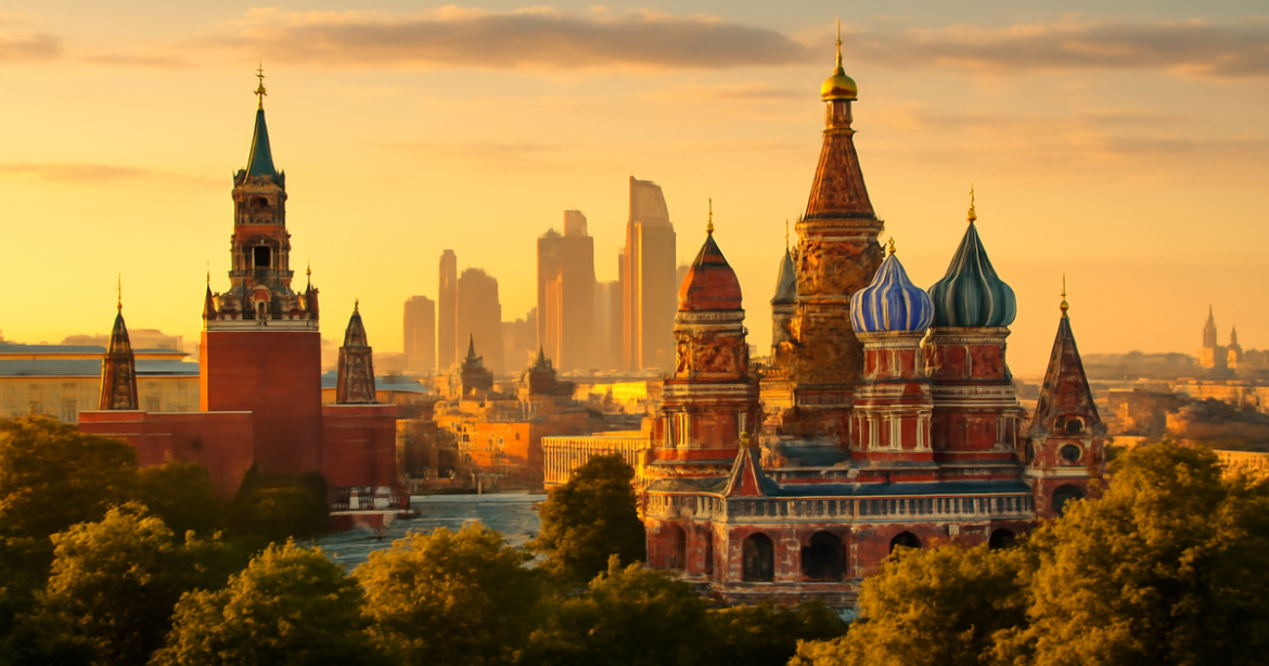 Explore breathtaking 'экскурсии по Москве' with vibrant landmarks and stunning evening light.