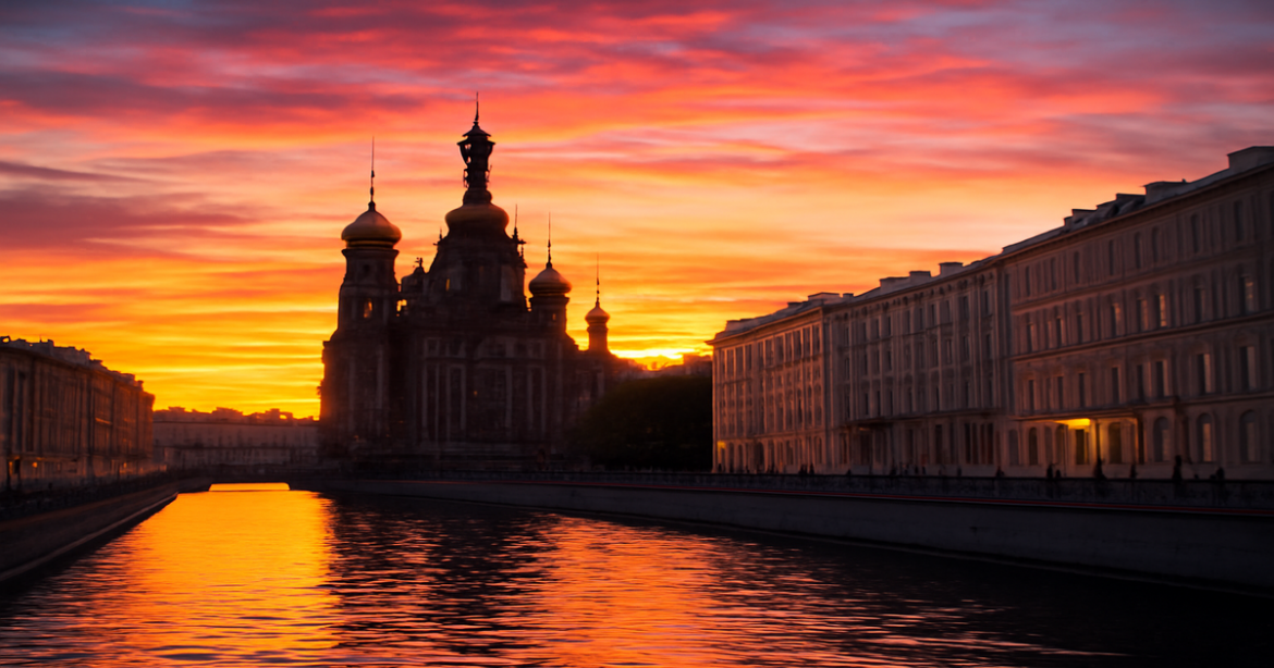 Explore the beauty of Санкт-Петербург with this captivating image showcasing its iconic landmarks and excursions.