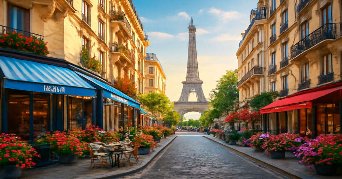 Explore where to stay in Paris with this inspiring view of its beautiful streets and landmarks.