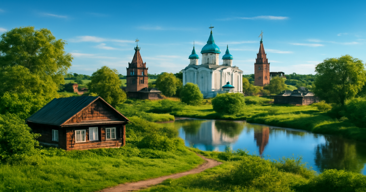 Explore stunning путешествия по России with this image of the Golden Ring's beautiful landscapes.
