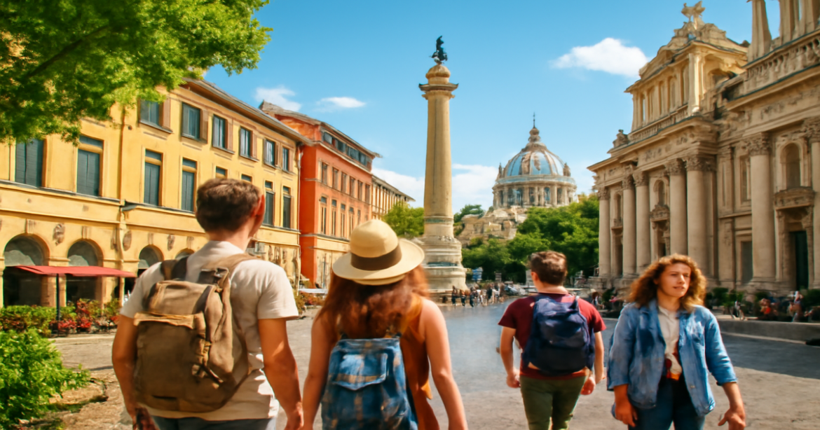 Explore how to get a виза в Европу with this inspiring travel scene of a beautiful European destination.