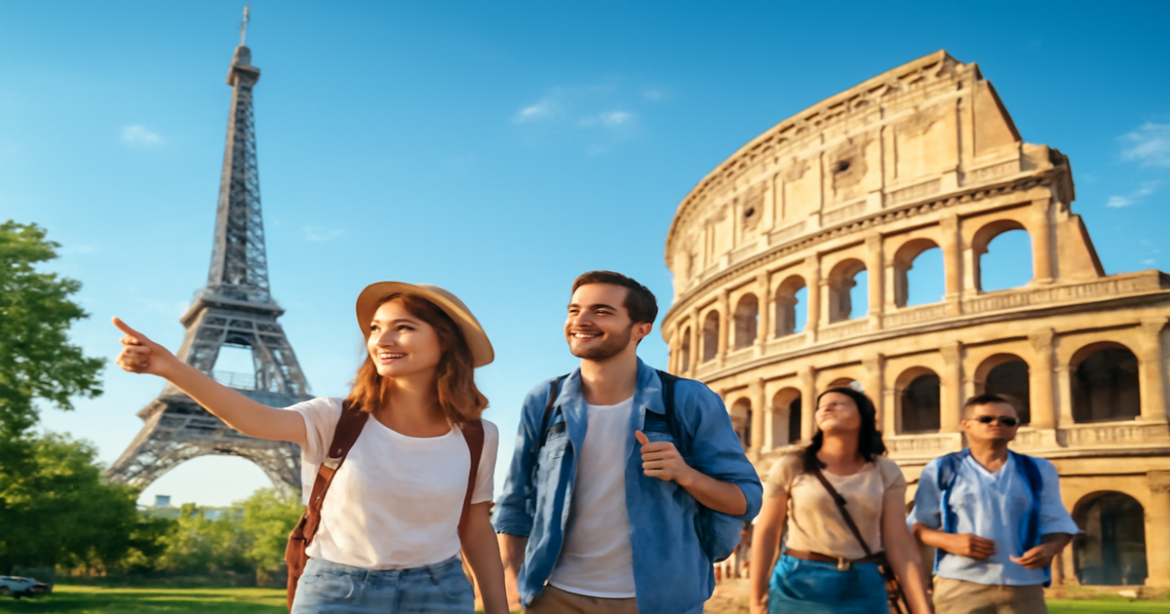 Explore stunning European landmarks that inspire travel for obtaining виза в Европу.