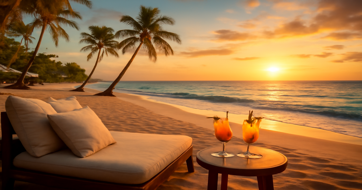Beautiful beach resort scene perfect for exploring пляжные курорты for your vacation.