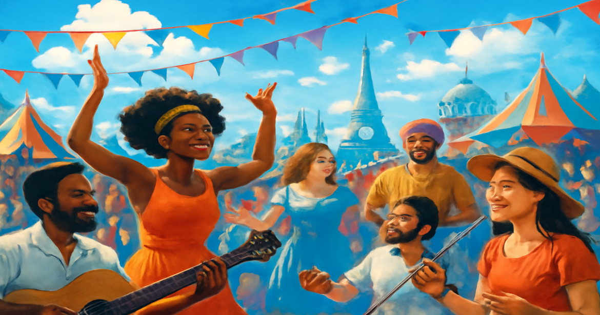 Experience summer festivals in Europe, showcasing culture and music in a vibrant atmosphere.