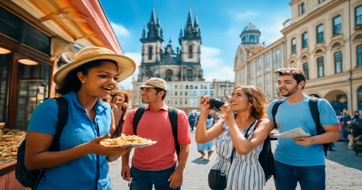 Excursions for tourists in a lively city with landmarks and local gastronomy experiences.