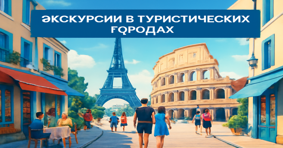 Explore the beauty of экскурсии в туристических городах with iconic landmarks in Europe.