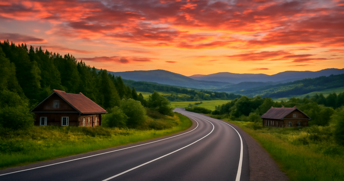 Explore breathtaking маршруты автопутешествий по России with stunning landscapes and vibrant colors.