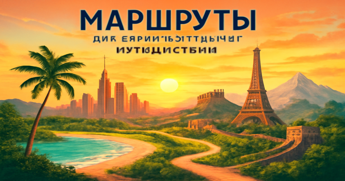 Explore stunning маршруты для самостоятельных путешествий with iconic destinations and vibrant landscapes.