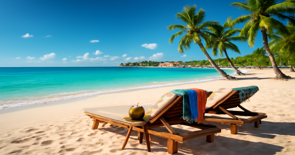 Stunning beach scene representing пляжный отдых in 2024, perfect for travel inspiration.