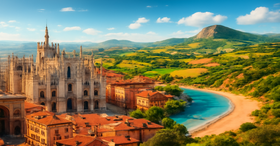 Explore маршруты по Италии from Milan to Sicily in this stunning travel image.