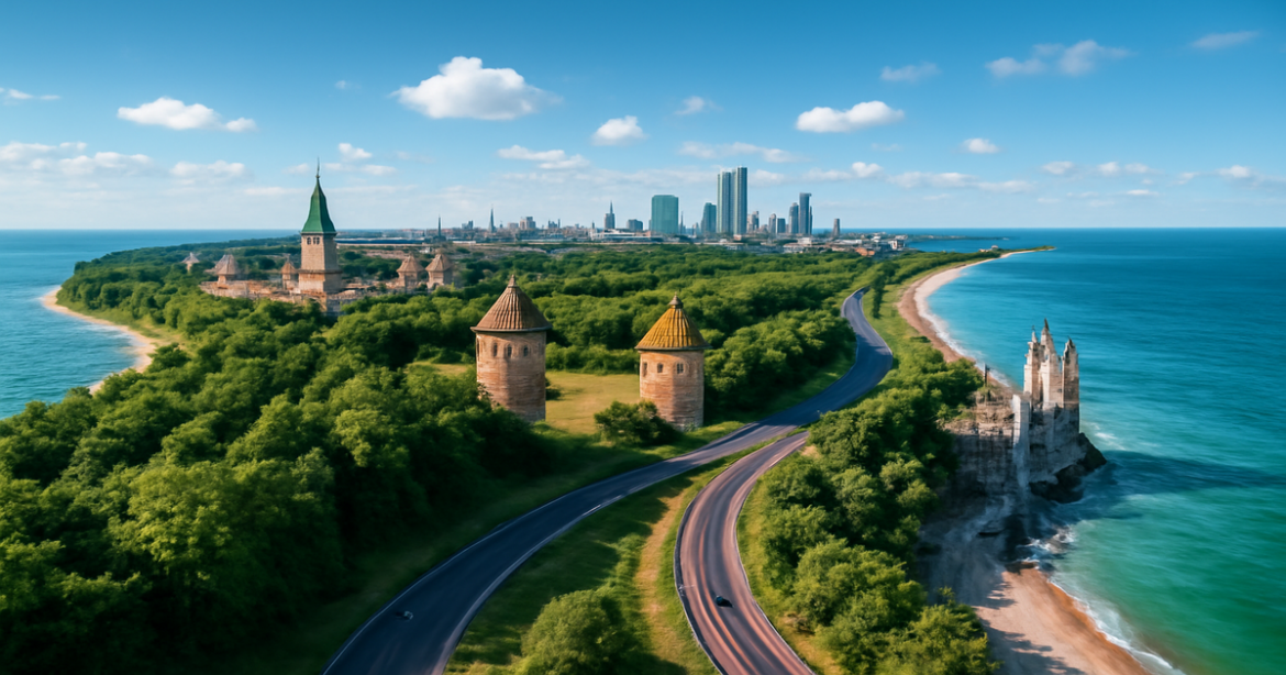Explore inspiring маршруты по России from the Baltic to the Black Sea in this stunning travel image.