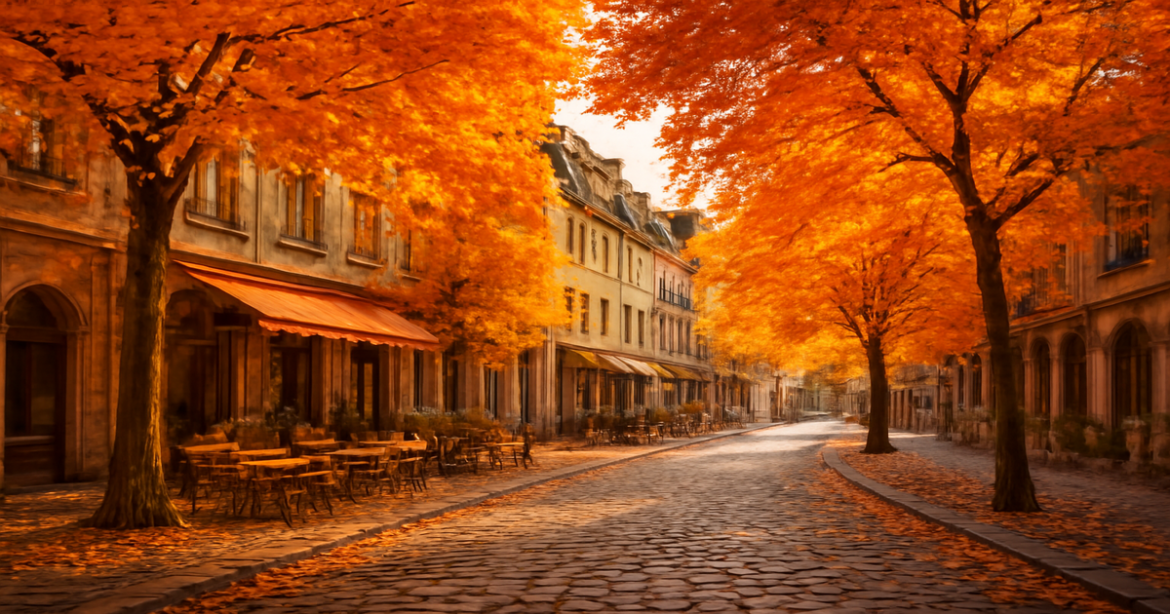 Explore the beauty of осенний отдых в Европе with vibrant autumn scenes in charming cities.