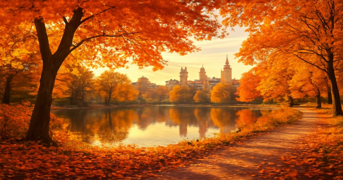 Discover stunning autumn landscapes perfect for отдых осенью in vibrant city parks and serene nature settings.