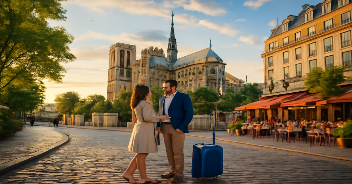 Inspiring image for подготовка к поездке в Европу, showcasing a stunning European cityscape.