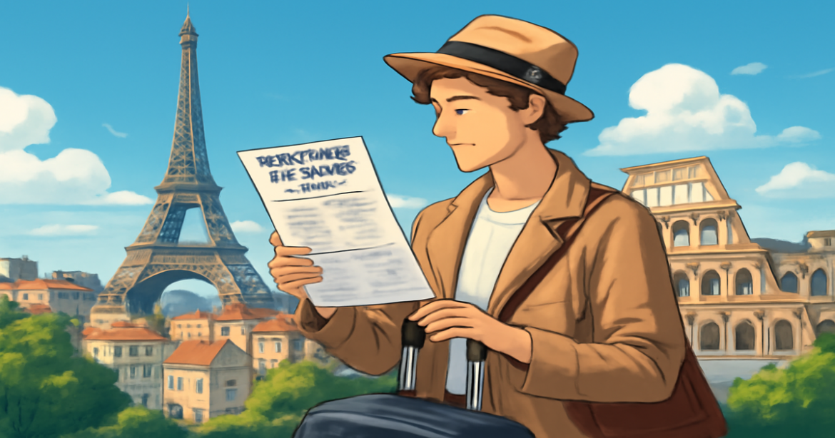 Inspiring image showcasing подготовка к поездке в Европу with iconic landmarks and vibrant travel scenes.