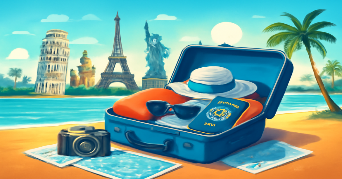 Explore essential tips for подготовка к поездке за границу in this inspiring travel scene.