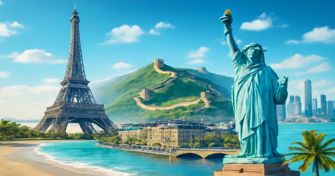 Explore популярные направления для отдыха with stunning destinations from Europe, Asia, and America.