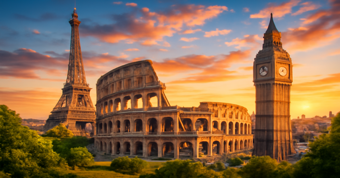 Explore stunning landmarks in Europe with this путеводитель по Европе image, perfect for travel inspiration.