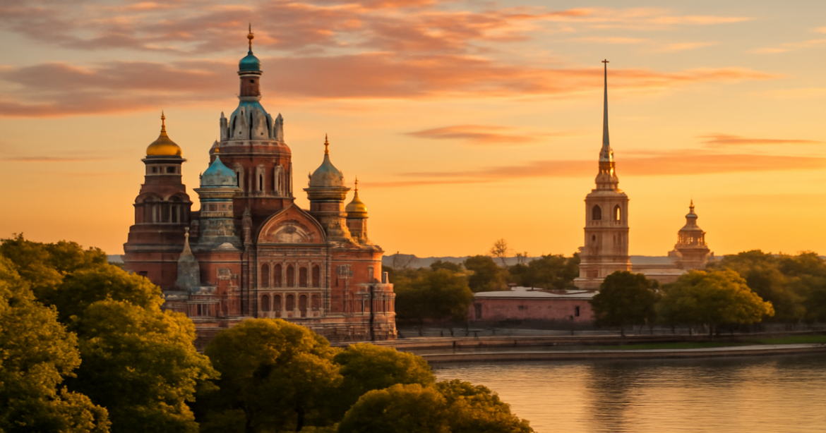 Explore the beauty of Санкт-Петербург with its iconic landmarks and stunning architecture.
