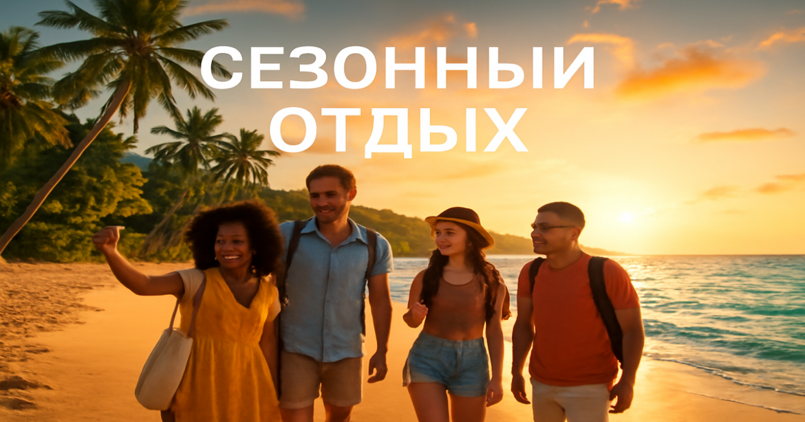 Inspiring beach scene for сезонный отдых, perfect for travel enthusiasts exploring popular destinations.