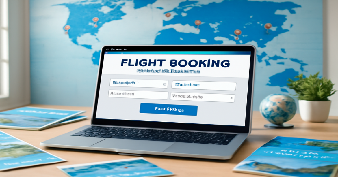Explore выбор авиабилетов with a professional travel setup, showcasing booking options and travel inspiration.