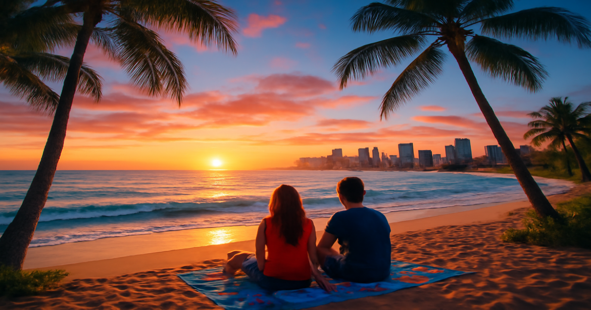 Beautiful beach scene embodying пляжный отдых, perfect for a relaxing vacation in 2026.