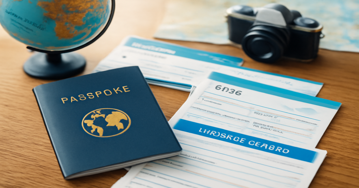 Essential документы для поездки displayed in an inspiring travel scene for safe and smooth travels.