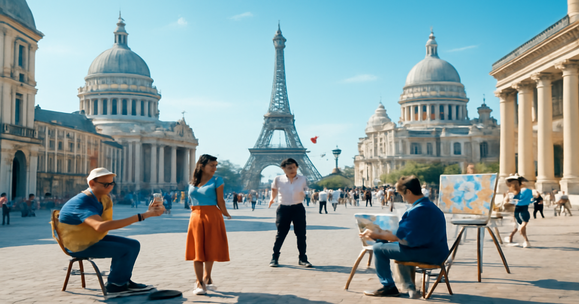 Explore cities for cultural rest with vibrant architecture and engaging cultural activities.