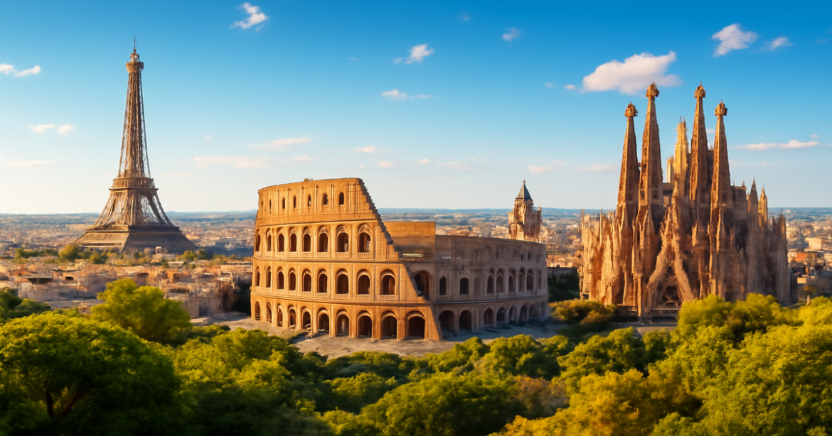 Explore the top cities in Europe for 2026 with this captivating travel image of cities Европы.