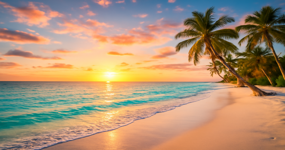 Beautiful beach scene of курорты для пляжного отдыха, perfect for inspiring travel ideas.