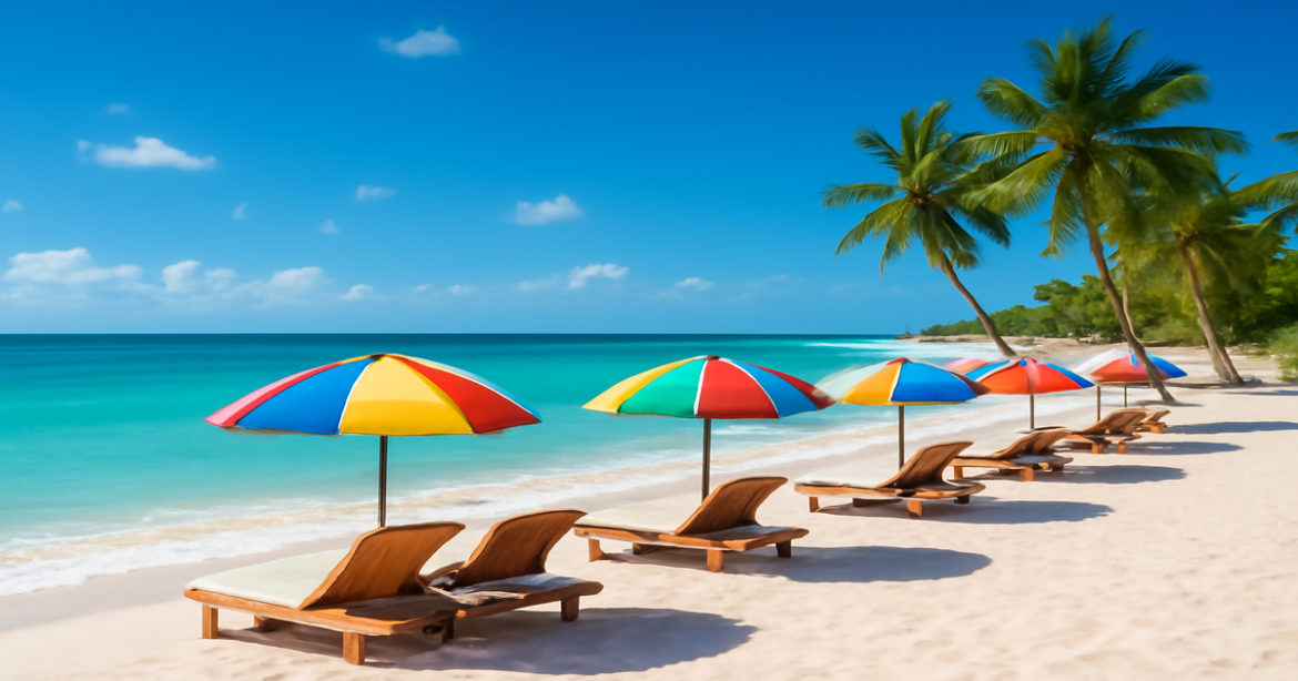 Stunning beach scene ideal for a beach vacation, showcasing the beauty of beach отдых in 2026.