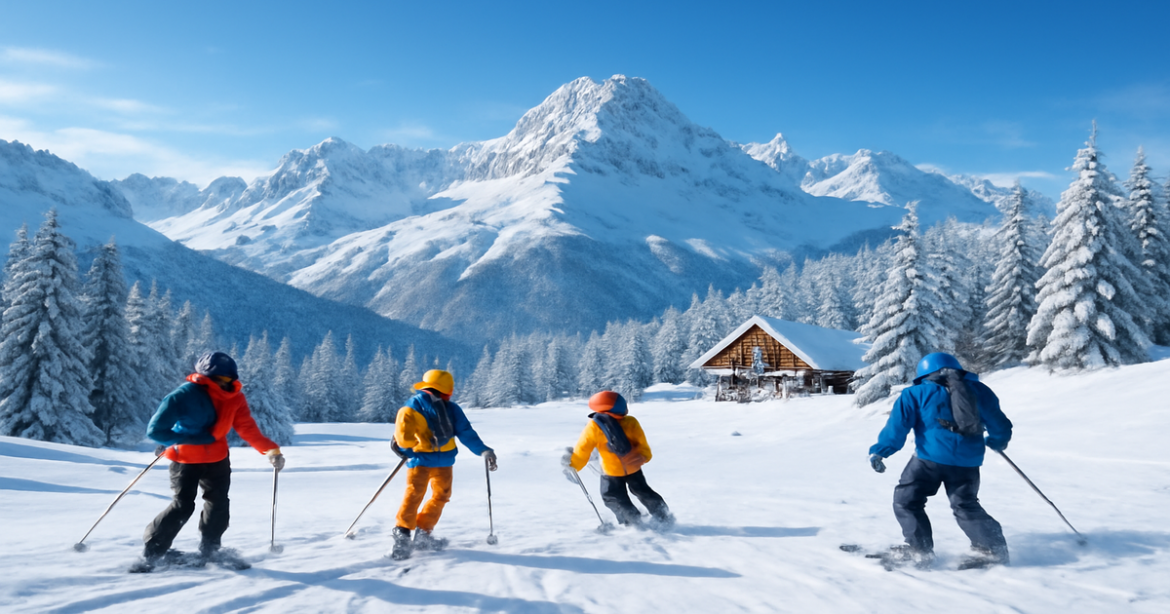 Explore stunning зимний отдых destinations with snow-covered mountains and winter sports adventures.