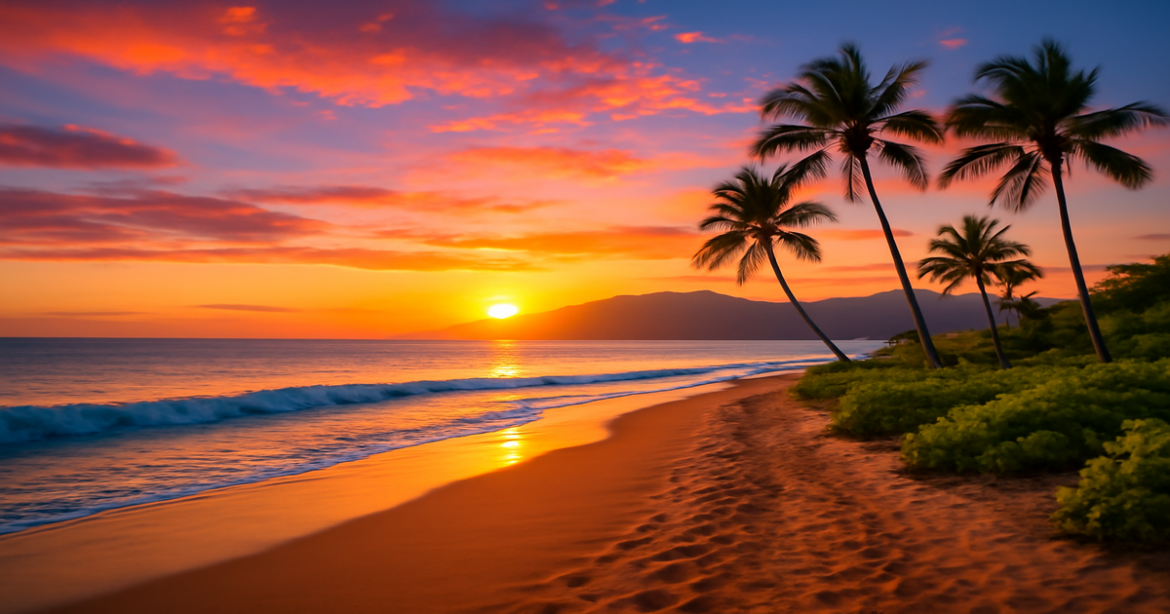 Stunning beach sunset representing independent travel destinations for 2026.