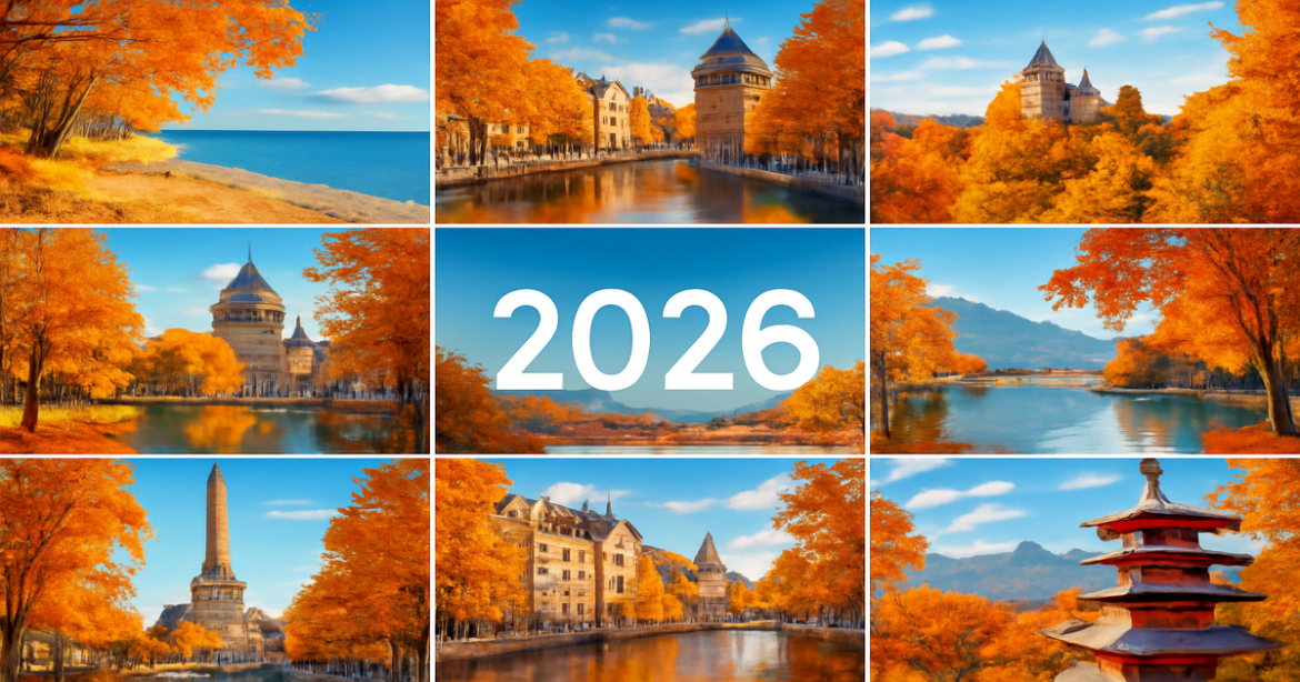 Explore the best autumn vacation destinations in 2026 with this inspiring travel image.