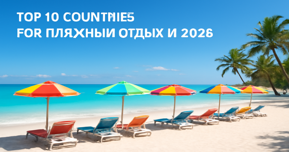 Explore beautiful beaches ideal for пляжный отдых in 2026, showcasing top travel destinations.