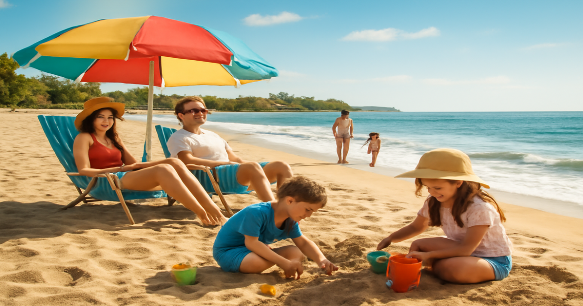 Explore top 5 countries for пляжный отдых с детьми, featuring sunny beaches and family-friendly activities.