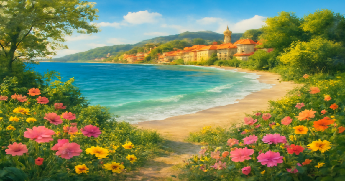 Discover top destinations for 'отдых весной' featuring stunning beaches and vibrant spring landscapes.