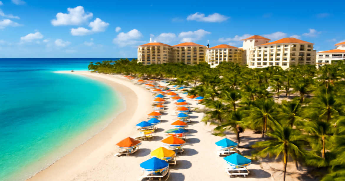 Explore популярные курорты with this stunning aerial view of a perfect beach resort destination.