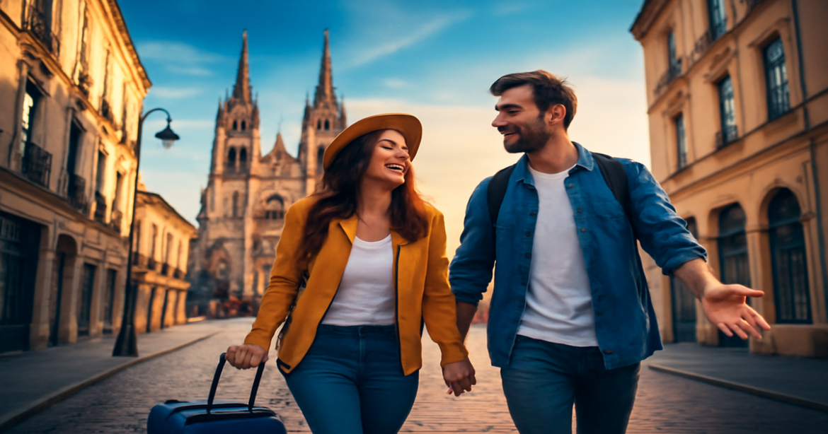 Explore the beauty of Europe with a visa for your travels, showcasing stunning cityscapes and landmarks.