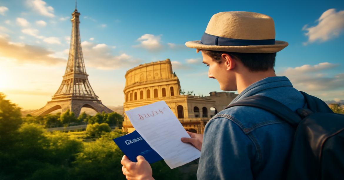 Explore the beauty of Europe while preparing for your виза в Европу with this inspiring travel scene.